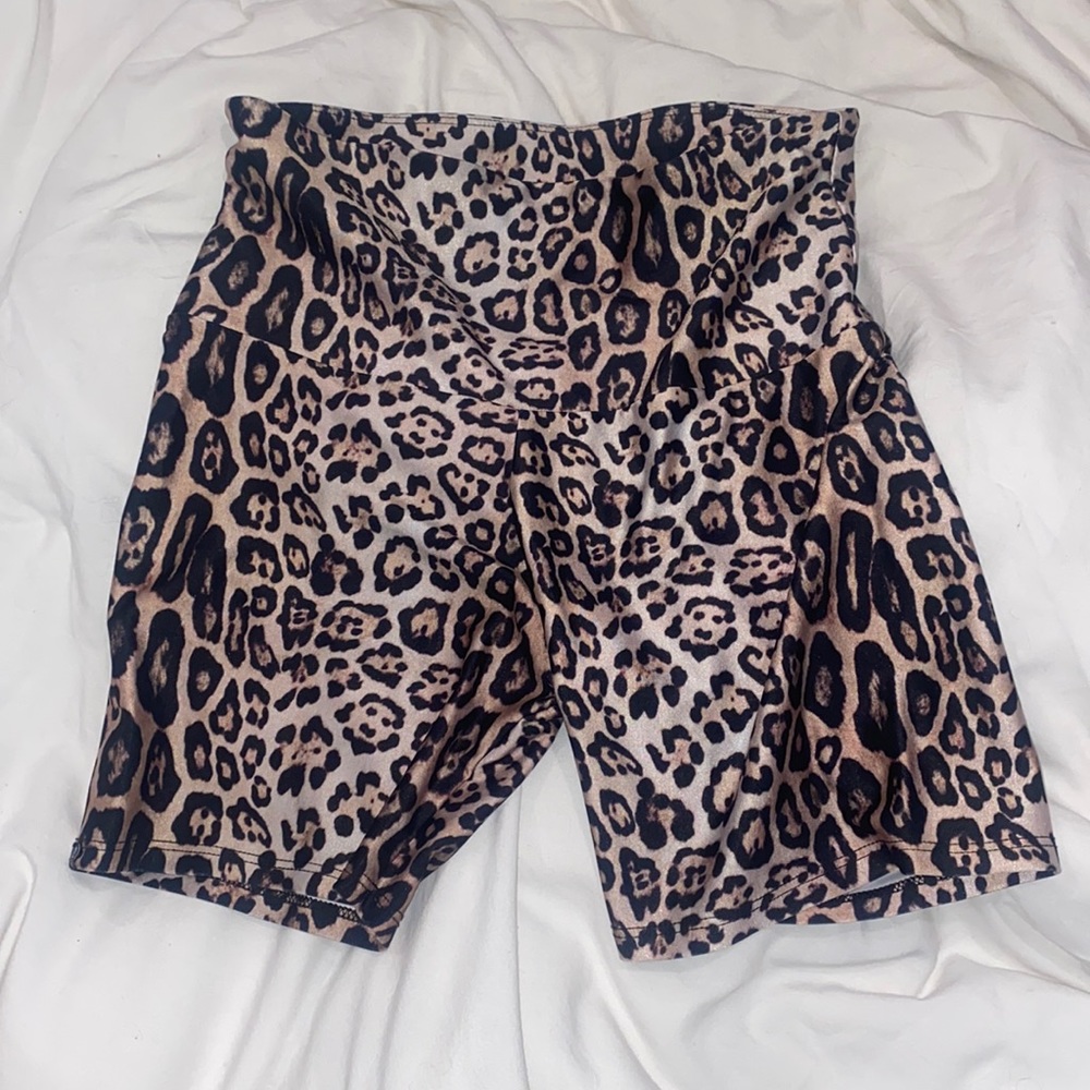 ONZIE cheetah print biker shorts